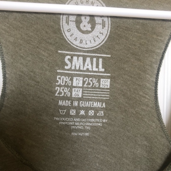 Doughnuts and deadlifts tank top - Picture 2 of 6